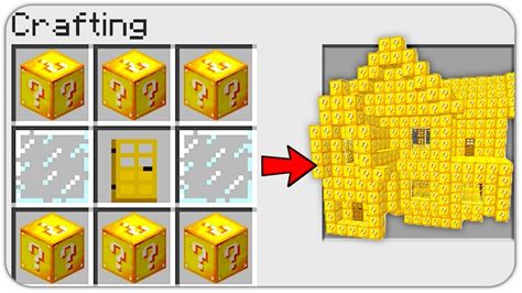 minecraft lucky block|minecraft lucky block crafting recipe.